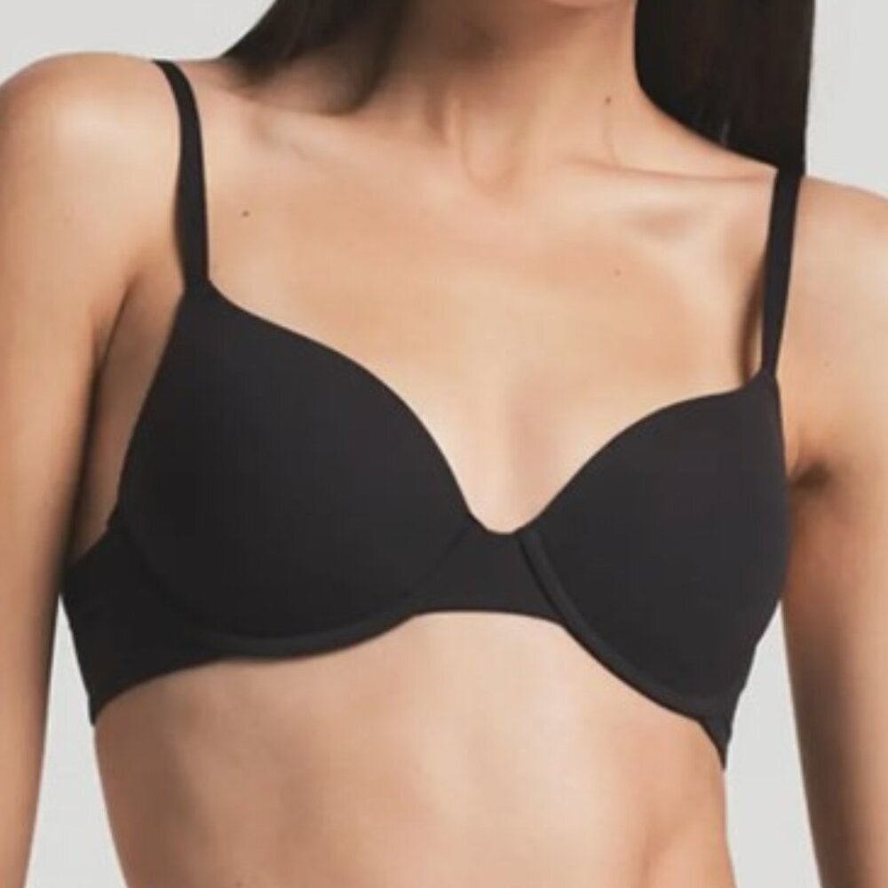 SKIMS Fits Everybody T-Shirt Bra Onyx Black NWT